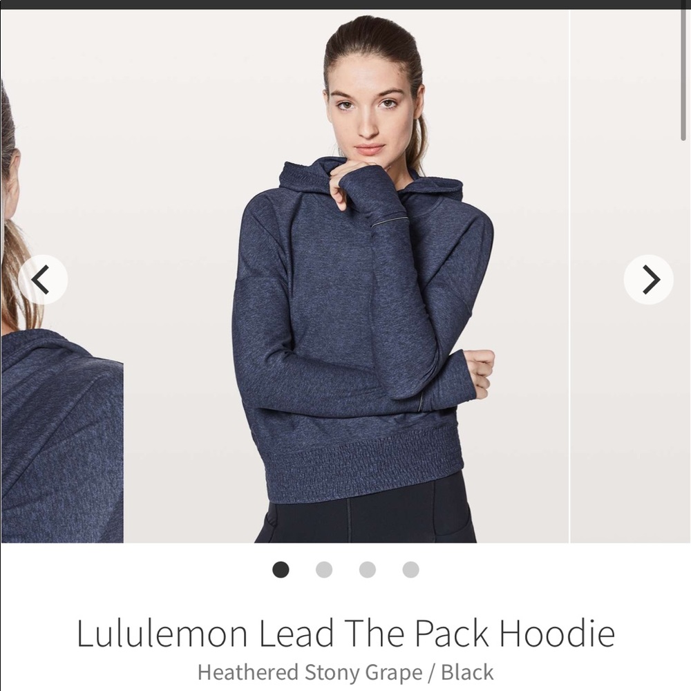 Lululemon lead the pack hoodie size 6